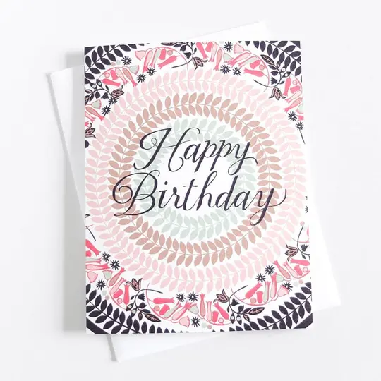 Beaux Birthday Greetings Card