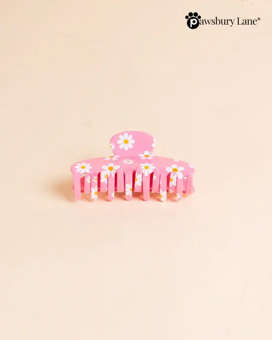 Daisy Blush - Classic Claw Clip