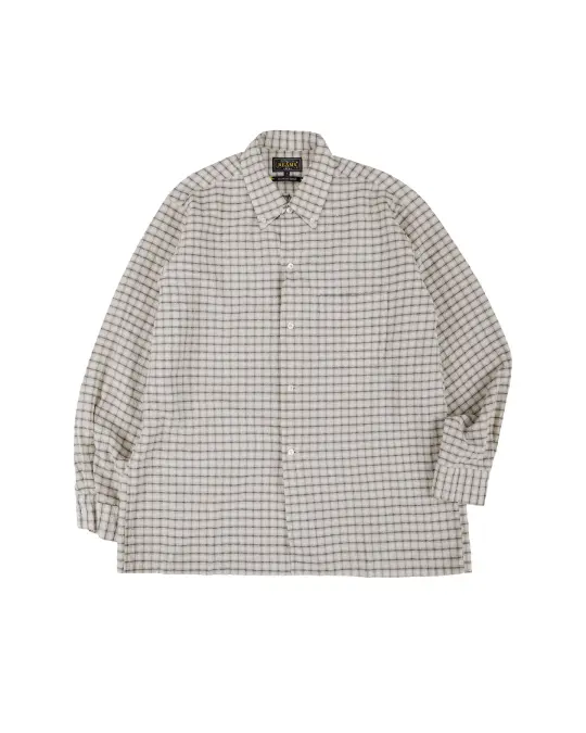 Beams Plus Open B.D. Sucker Plaid Navy