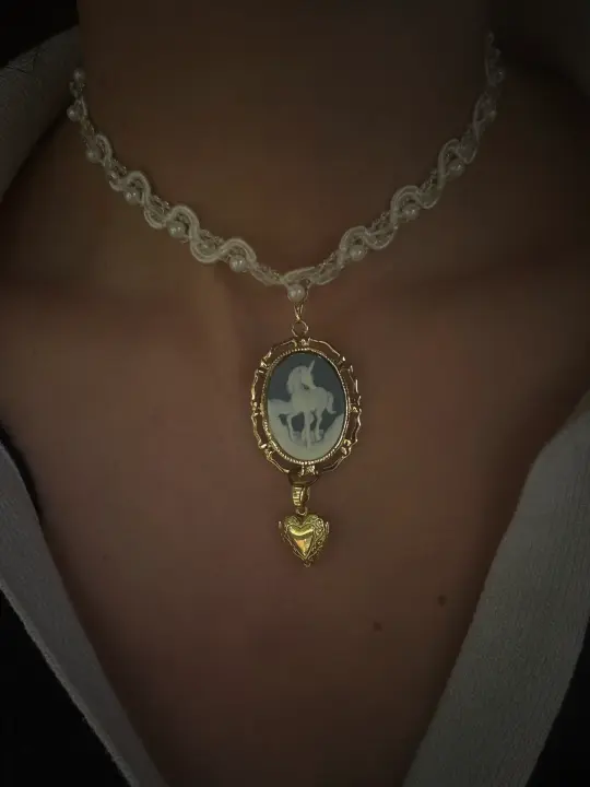 The Girl Who Believed in Unicorns | Perfume Locket Choker