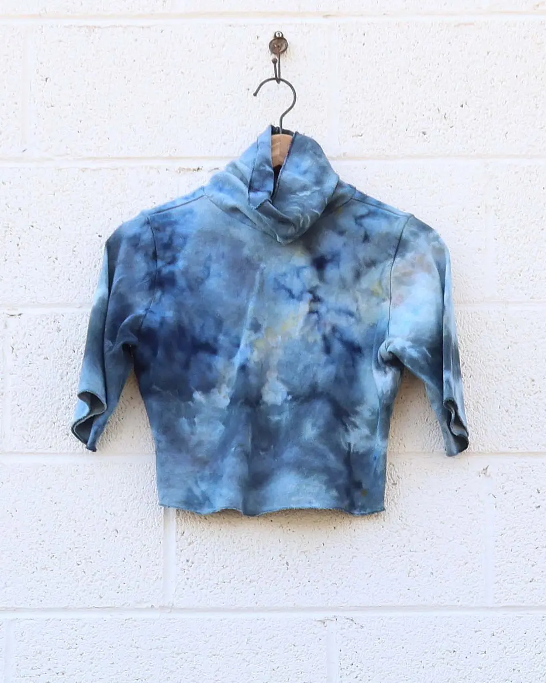 OOAK - Turtleneck Simplicity Bralette / S / Med Hemp / Ice Dye (207)