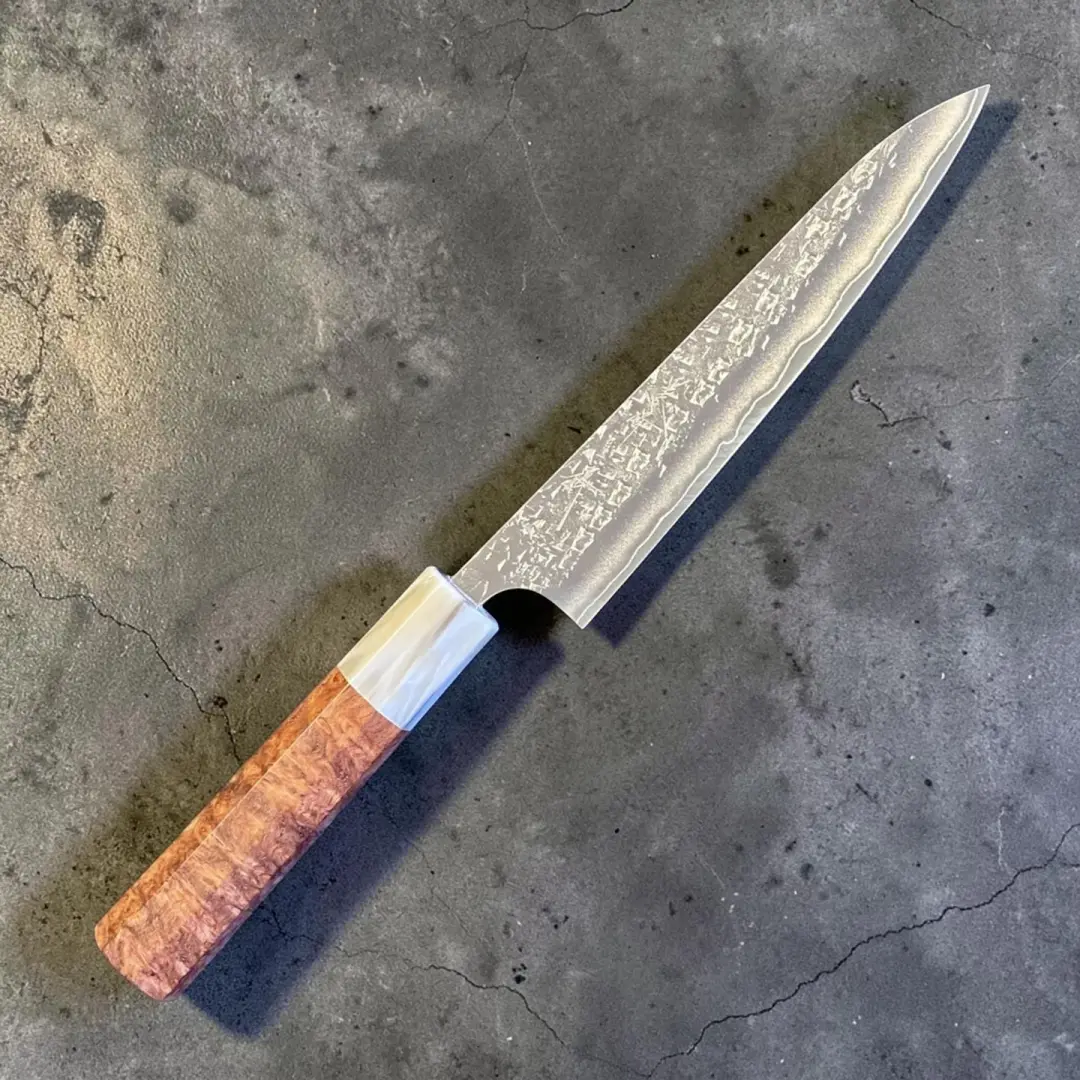 Yu Kurosaki Shizuku SG2 Petty 150mm with Amboyna Burl Wa Handle