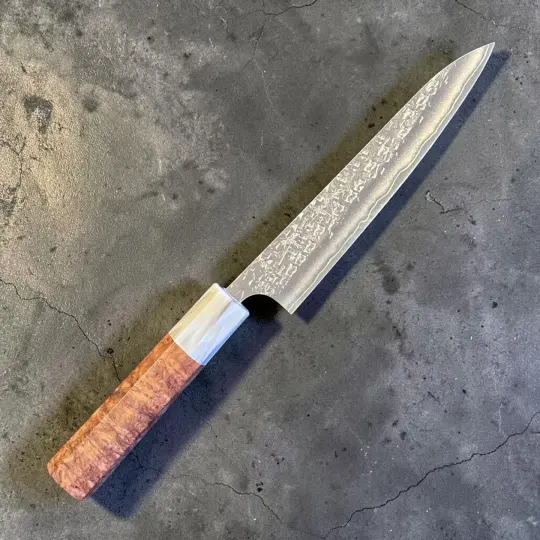 Yu Kurosaki Shizuku SG2 Petty 150mm with Amboyna Burl Wa Handle