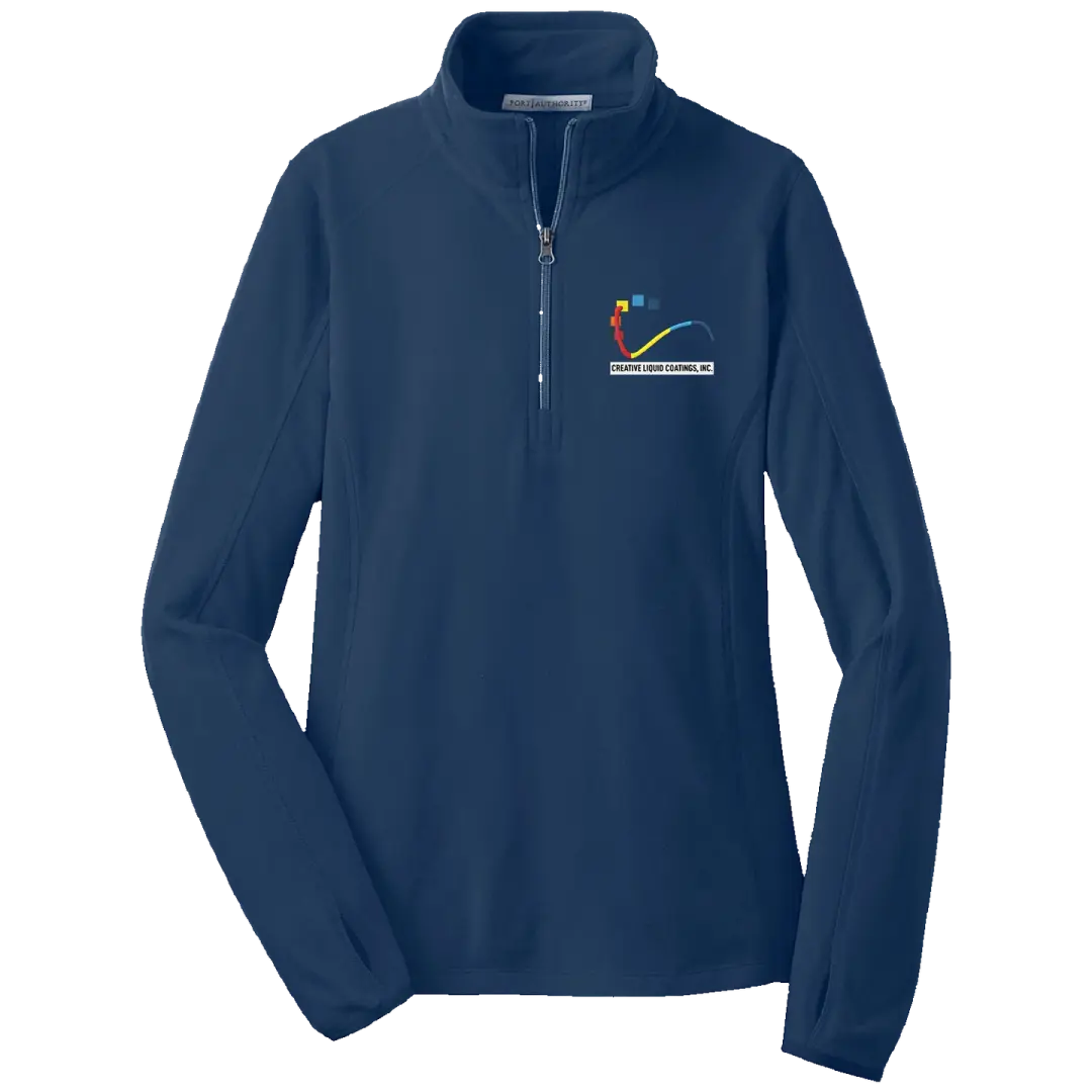 CLC L224 Port Authority Ladies 1/4 zip microfleece jacket