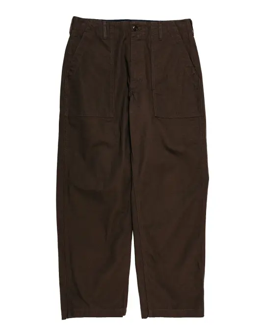 Engineered Garments Fatigue Pant DK. Brown Heavyweight Cotton Ripstop