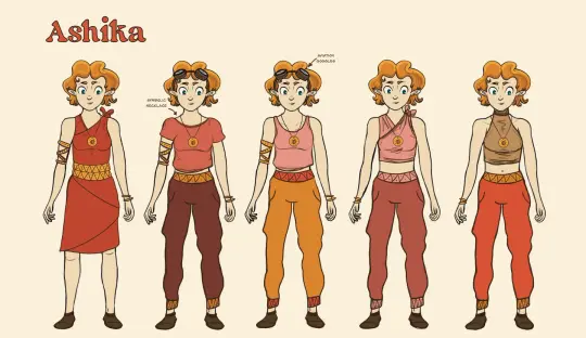 Character Sheet: Ashika (portfolio)