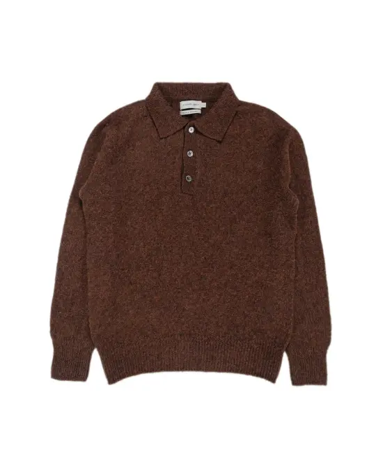 Another Aspect Another Polo Shirt 4.0 Burnt Brown
