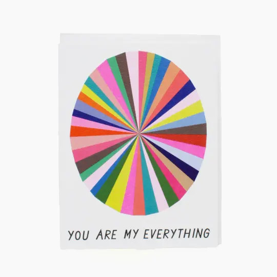 "You Are My Everything" Color Wheel Card