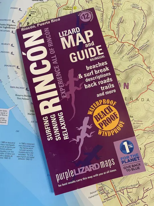 Purple Lizard Maps - Rincón (Puerto Rico)