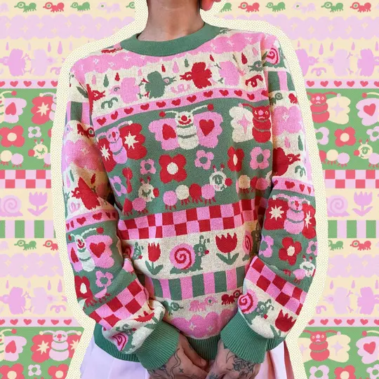 Springtime - Knit Sweater