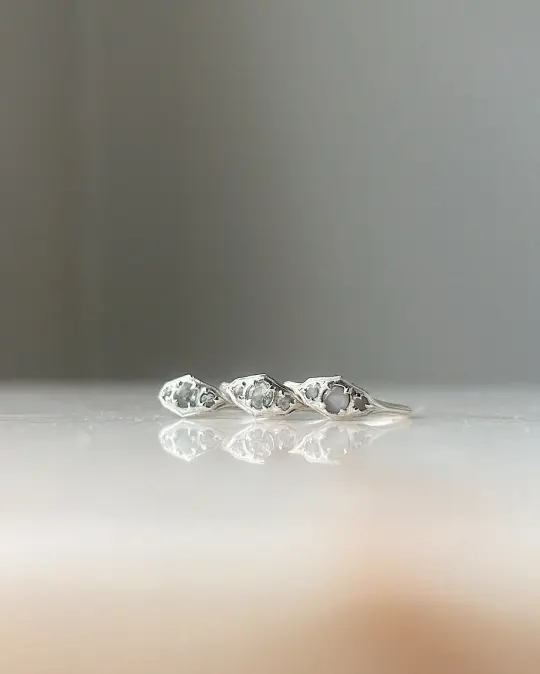The Graces I // White Topaz // 4.5