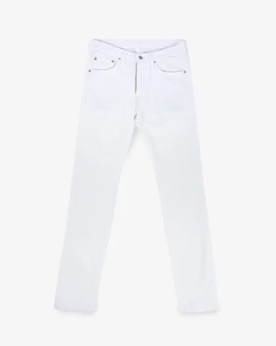 13.5oz Denim Slim Cut Jeans - White