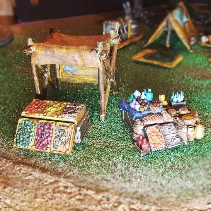 The Wayside Stall – 28mm Medieval Market Vendor Terrain