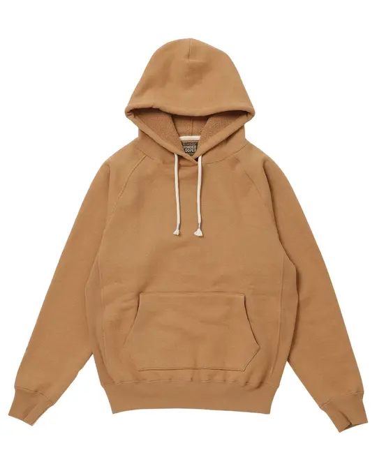 Pullover Hoodie - Foxfibre® Double Heavyweight French Terry - Coyote 80