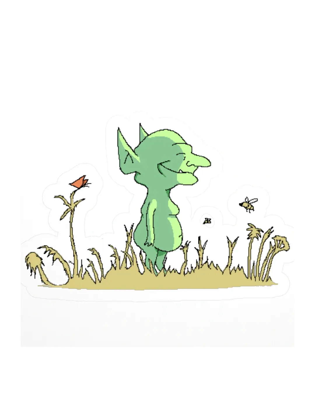 Abuse Goblin Ideal World Sticker