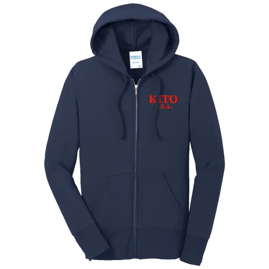 Kito U.S.A. LPC78ZH Ladies Full Zip Fleece Hoodie