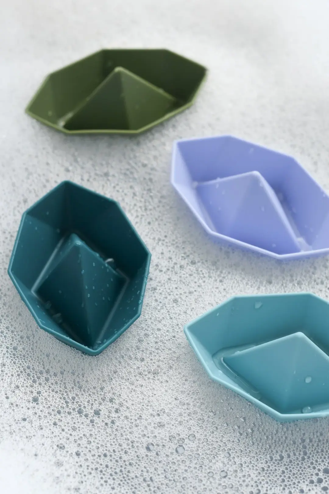 Stackable Boat - Blue Set of 4