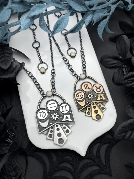 Made-to-Order Big Three Zodiac Necklaces