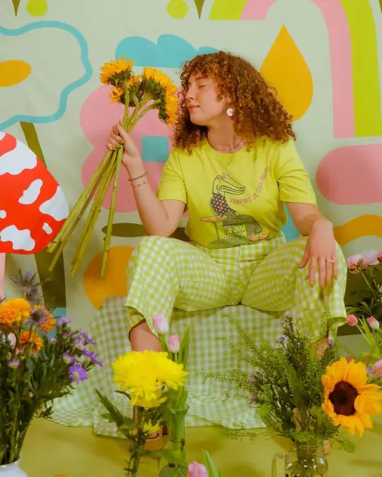 Sometimes I'm Sad Tee- Limoncello.