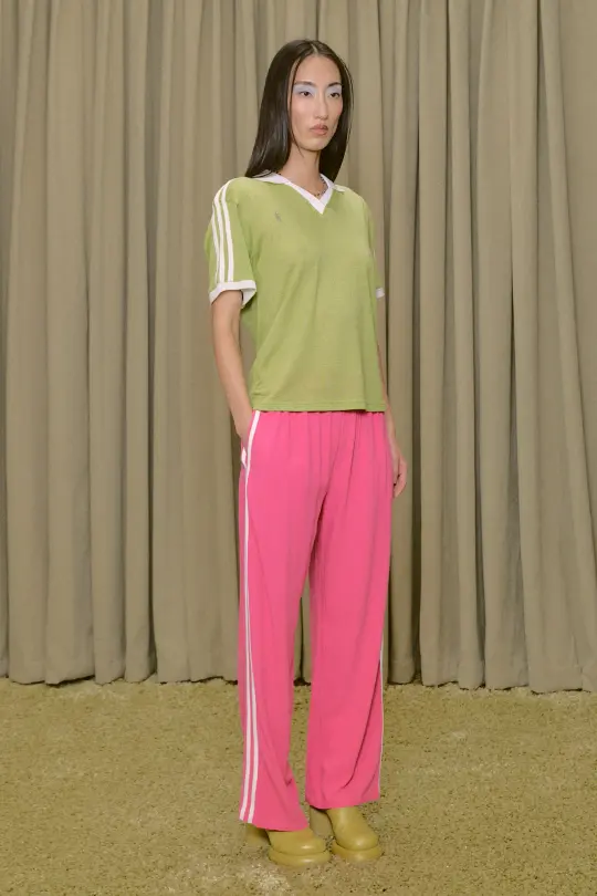 Lazy Pants Soft Linen Pink Sporty