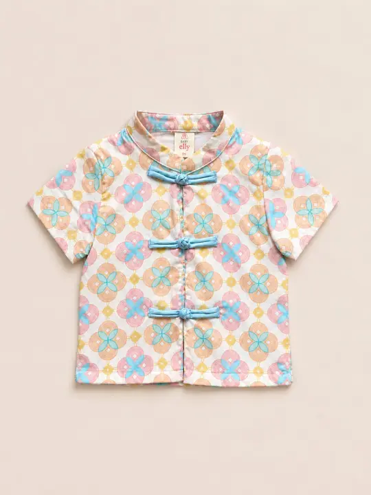 Tang Shirt - Cream Lucky Coins