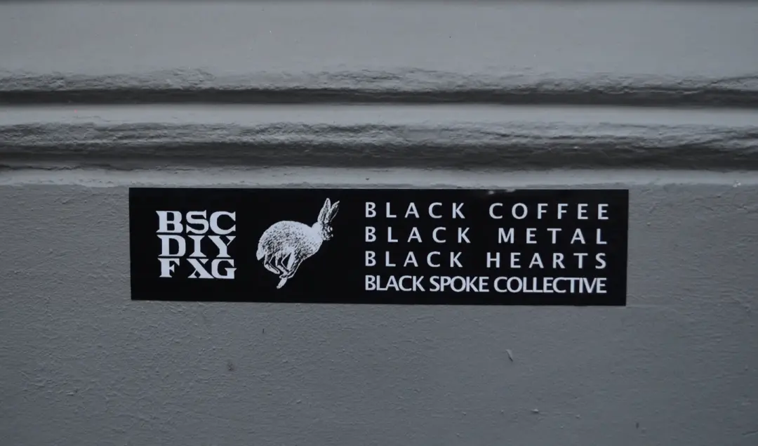 Black Coffee XL Sticker
