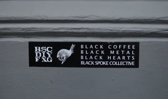 Black Coffee XL Sticker