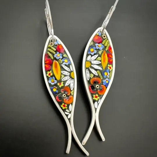 Flower Fish Earrings