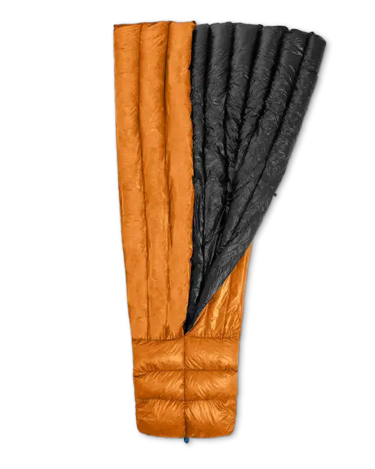 Bargain Summer Quilt / Winter Liner - 40F - Orange - Standard - Long