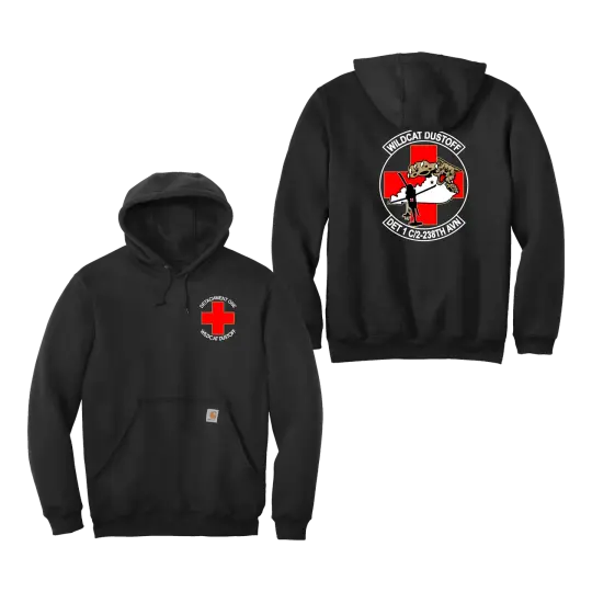 2-238th Wildcat Dustoff Black CTK121 Hoodie