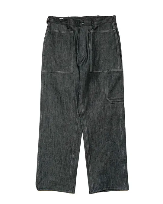 Sassafras T.P. Landscaper Pants 13oz Slab Denim Black