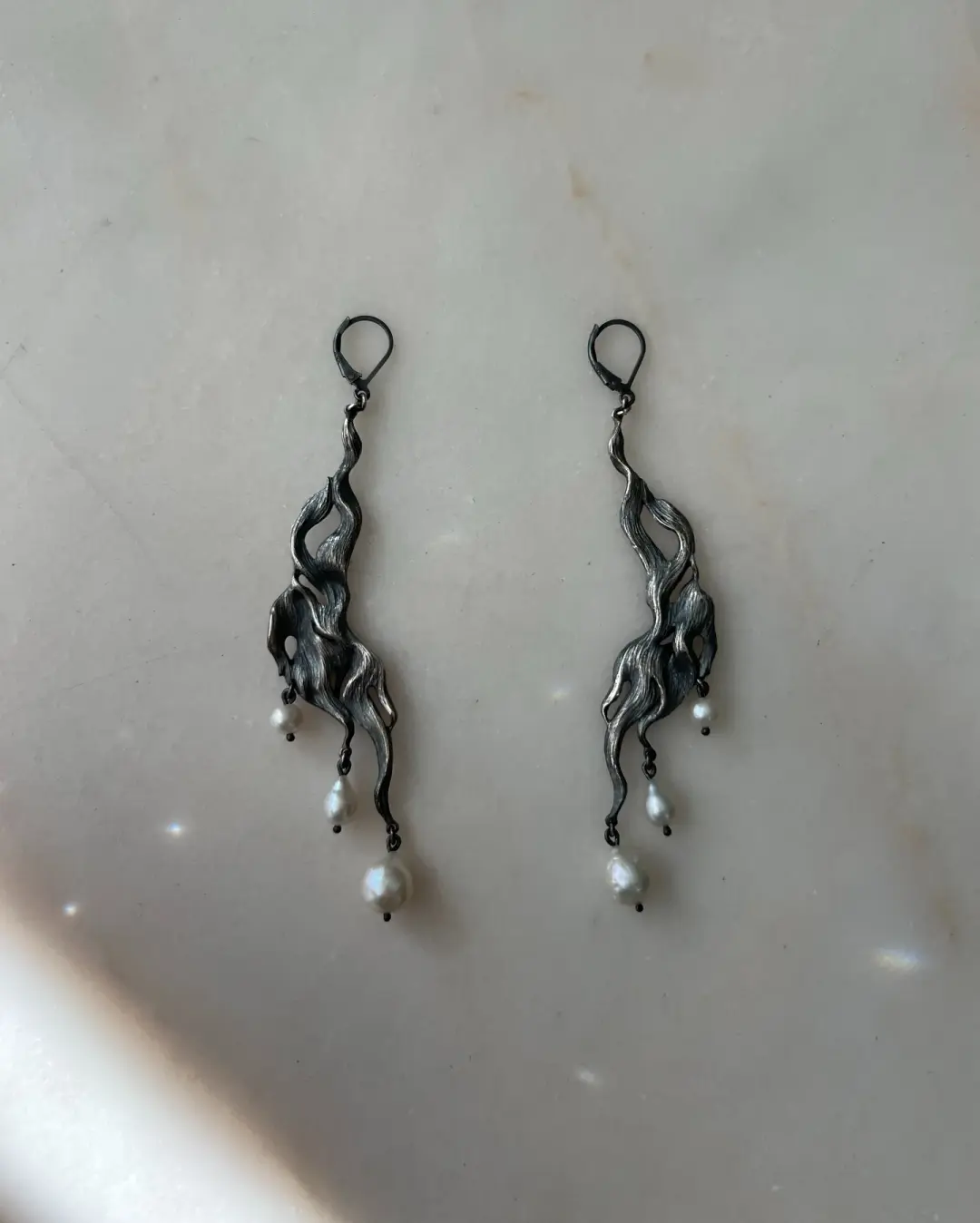 Venus // Freshwater Pearl Earrings