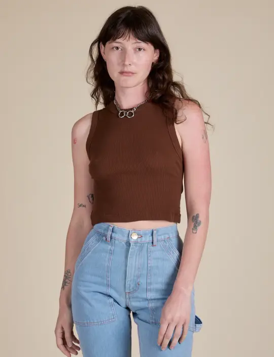 Muscle Tee - Fudgesicle Brown