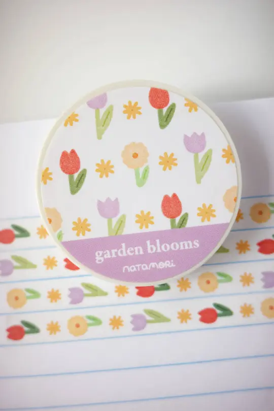 Garden Blooms Skinny Washi Tape