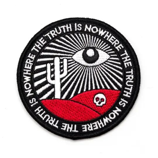 The Truth Is Nowhere Patch. All Seeing Eye Patch.