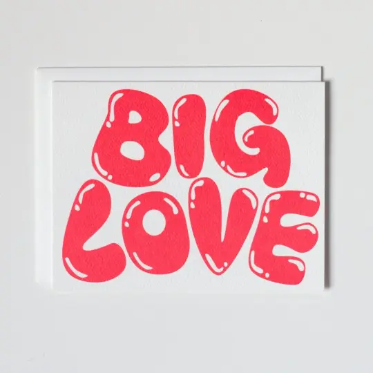 "Big Love" Notecard
