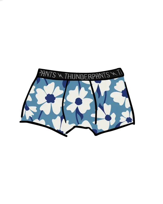 Kid's Boxer Brief Moody Blooms