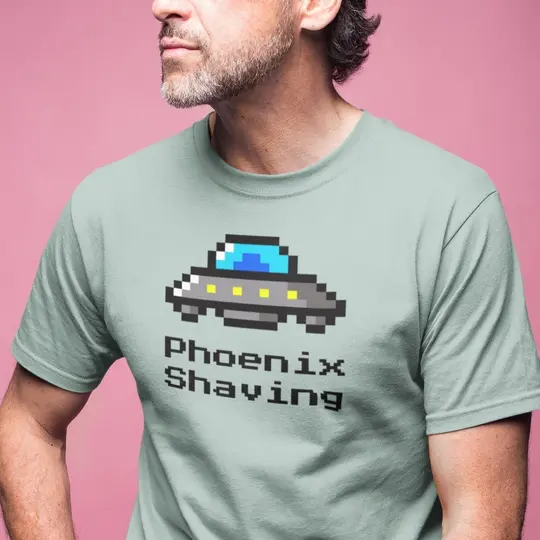 8 Bit Phoenix Shaving Short-Sleeve Unisex T-Shirt