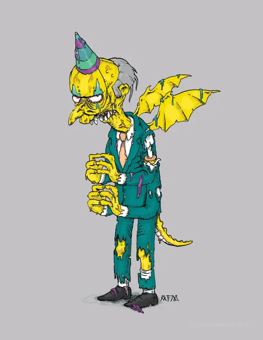 Print "Zombie Burns"