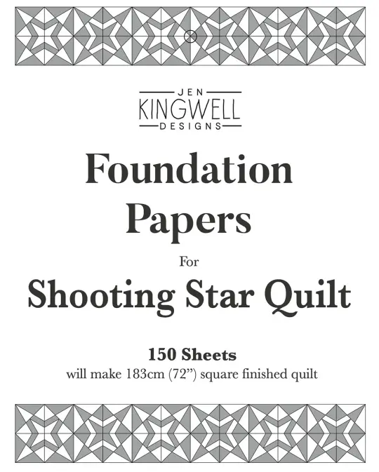 Shooting Star Quilt Foundation Papers