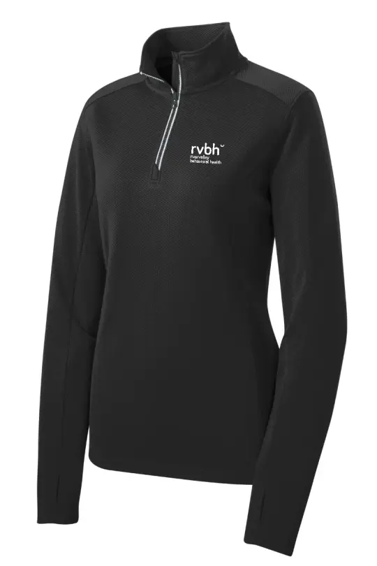 RVBH LST860 Sportek Sport-Wick ladies 1/4 zip pullover