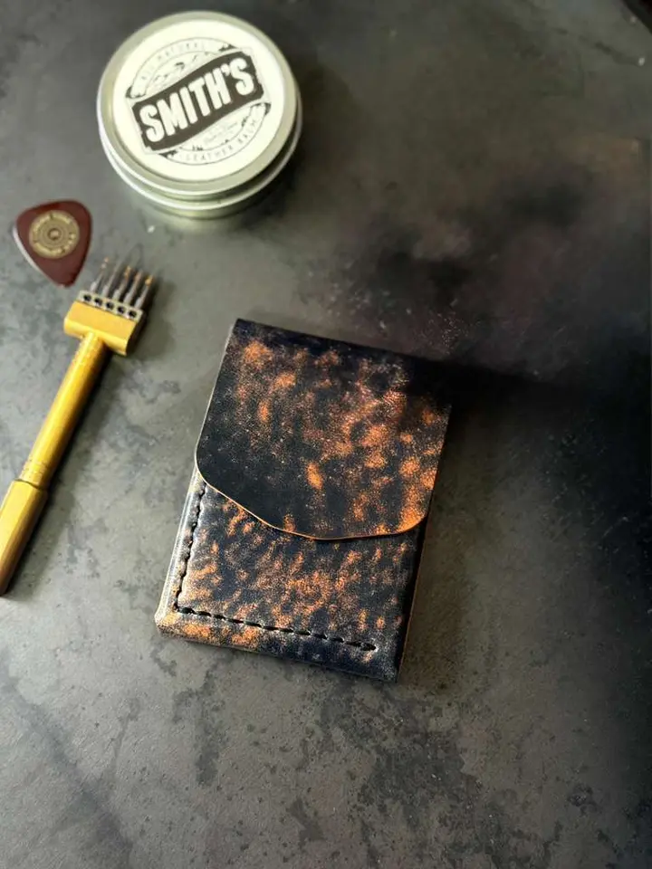 Cash Wallet With Rocado Shell Cordovan