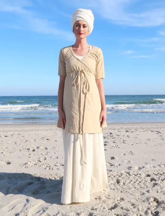 Drawstring Wrap Simplicity Tunic