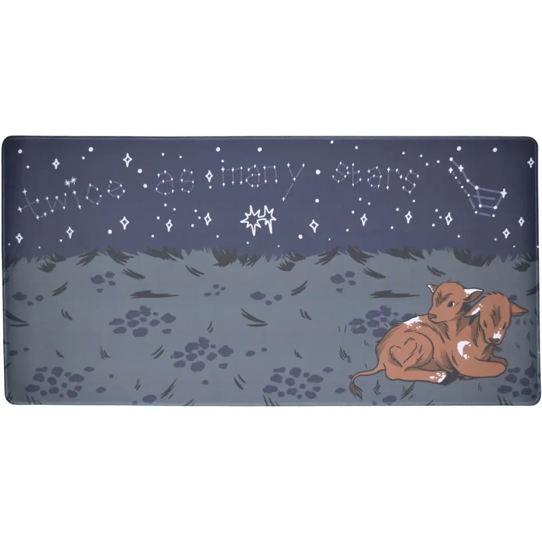 Twice as Many Stars Desk Mat