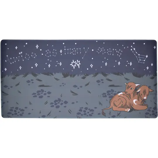 Twice as Many Stars Desk Mat