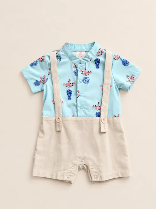 Overalls - Turquoise Vases