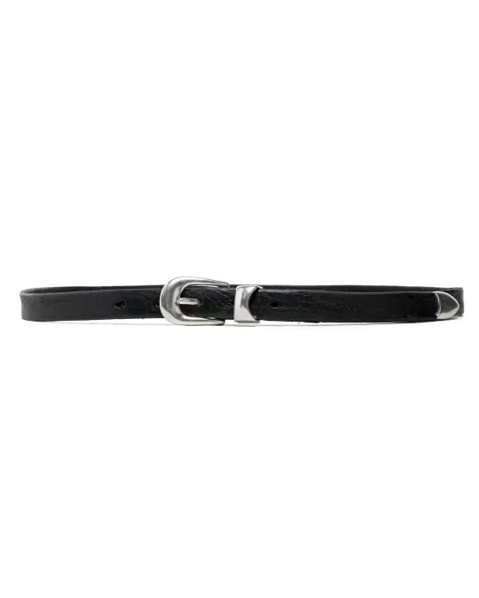 Our Legacy Belt 2CM Black Leather