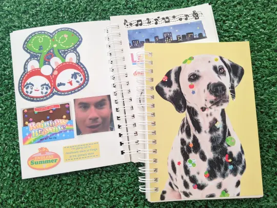 sticker dalmatian sticker collecting book