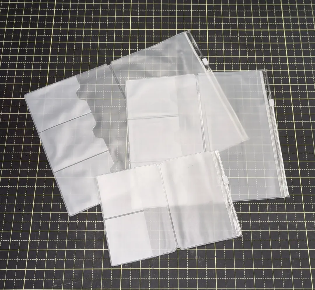 NOTEBOOK INSERTS | PVC Zipper Folios