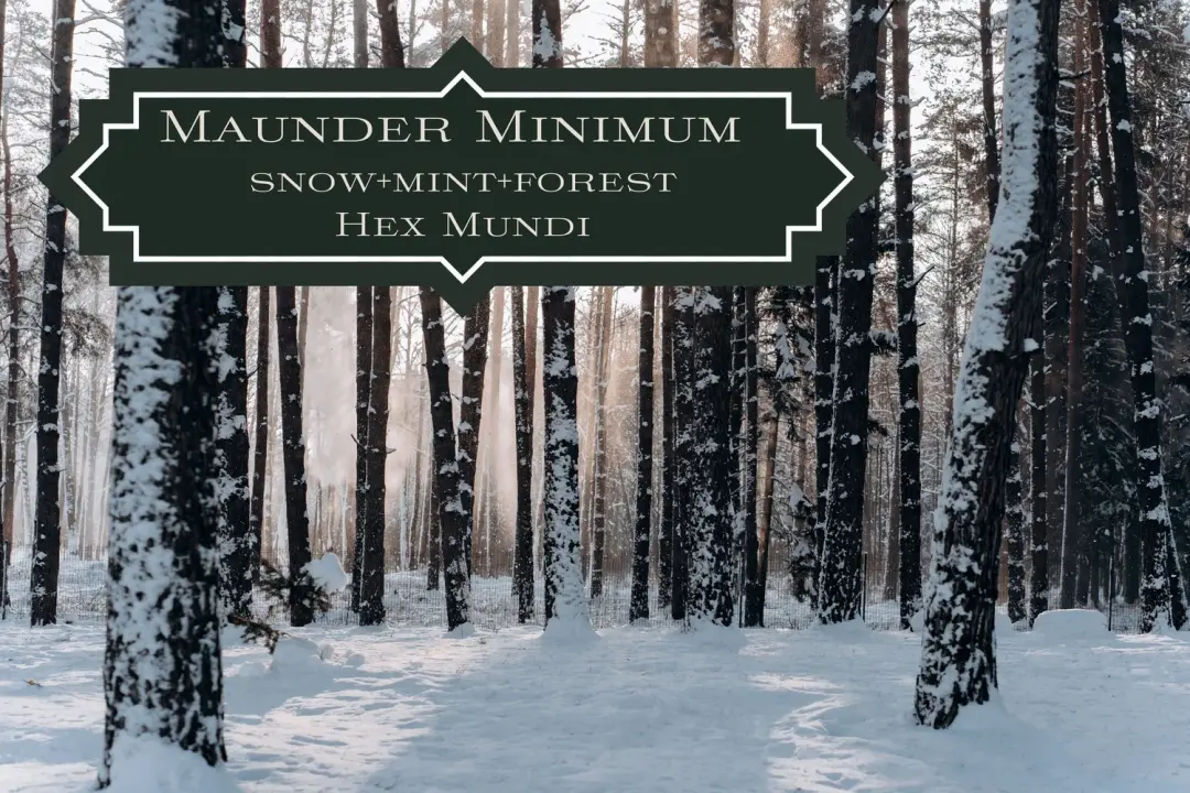 Maunder Minimum Parfum